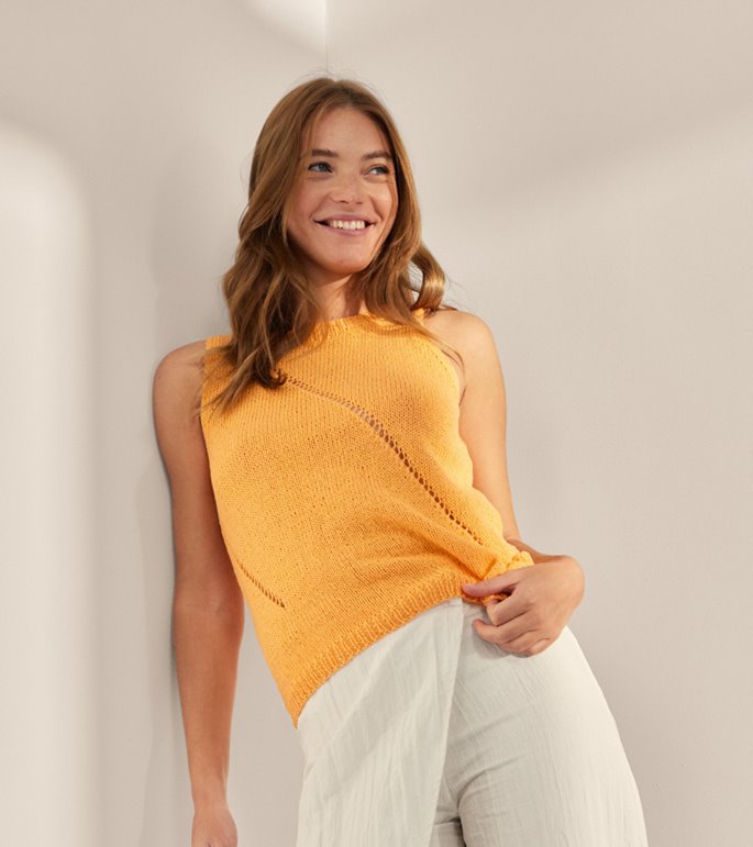 Lana Grossa TOP Campo - Strikkeoppskrift (SE)