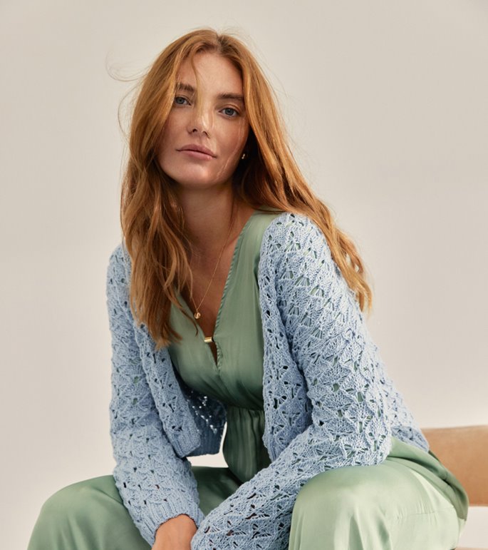 Lana Grossa CARDIGAN Alta Moda Cotolana