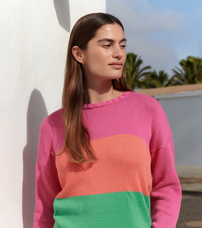 Lana Grossa PULLOVER Promessa - Strikkeopskrift (SE)