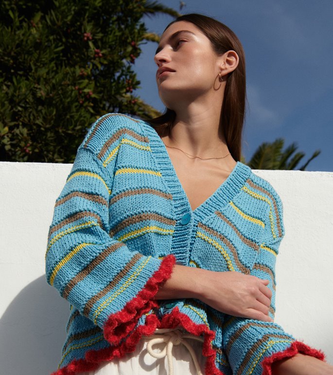 Lana Grossa JAKKE Elastico, Dodici, Promessa & Per Tutti - Strikkeopskrift (SE)