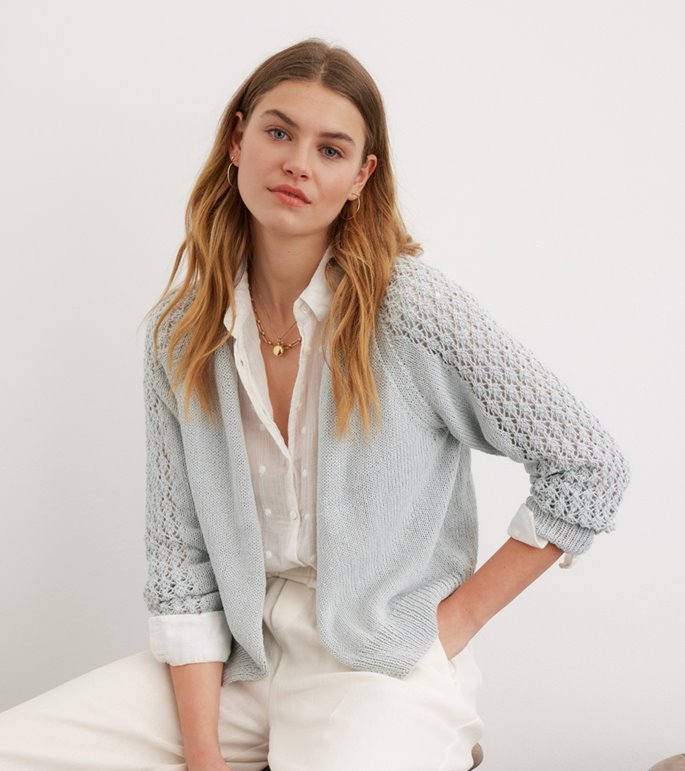 Lana Grossa КОФТА Landlust Sommerseide
