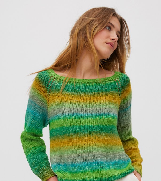 Lana Grossa PULLOVER Cotonella - Stickmönster (SE)