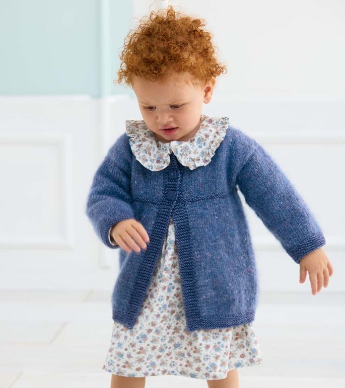 Lana Grossa JACKE Natural Superkid Tweed & Cool Wool Big Vintage