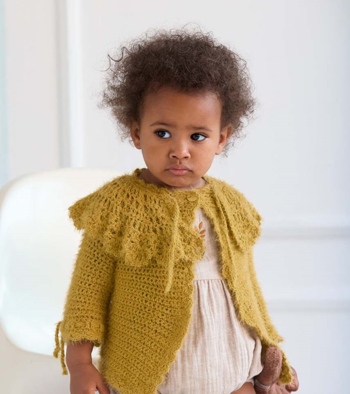 Lana Grossa JAKKE Per Fortuna - Strikkeoppskrift (DK)