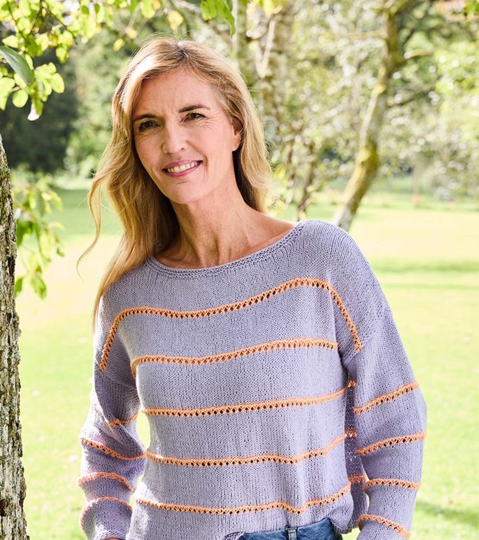 Lana Grossa LANGARM-SHIRT Landlust Sommerseide