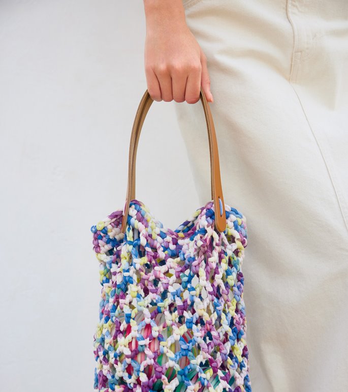 Lana Grossa HEKLET BAG Gelato - Hekleopskrift (SE)