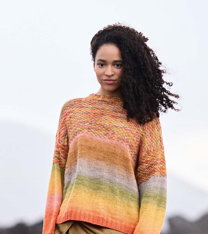 Lana Grossa PULLOVER Cotonella & Cotonella Multi