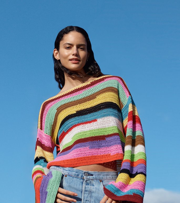 Lana Grossa ПУЛОВЕР Cotone & Elastico