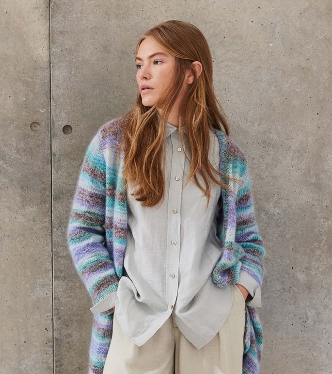 Lana Grossa LANGE JACKE Gianna & Silkhair