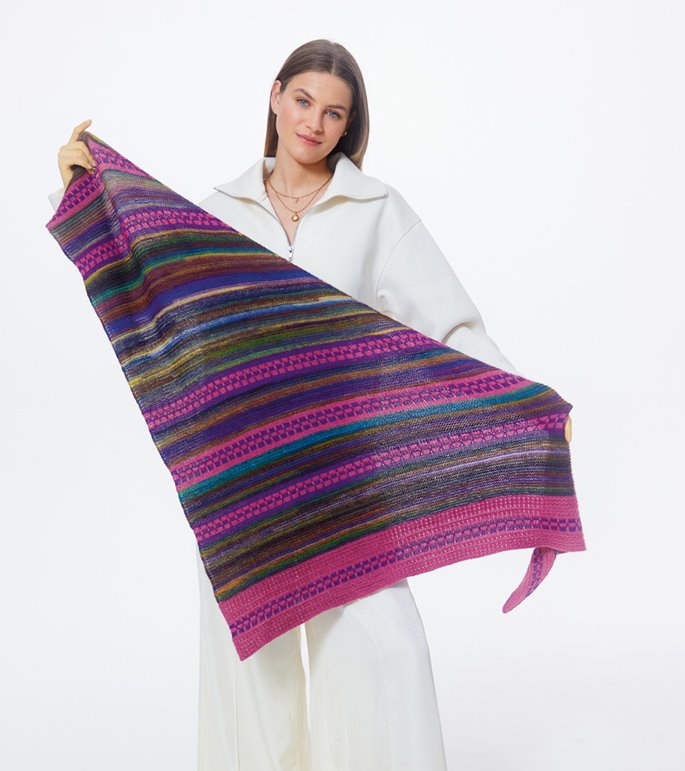 Lana Grossa ПЛАТОК Colorissimo 2 & Ecopuno