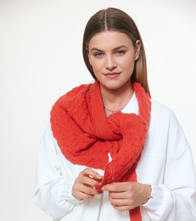 Lana Grossa TRIANGULAR SHAWL Cashmere Pure