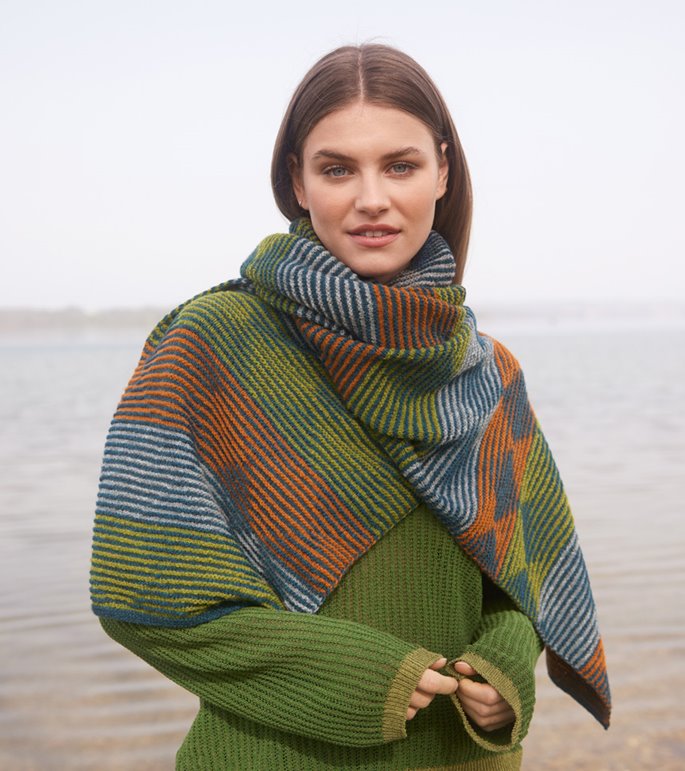 Lana Grossa ШАЛЬ Cashmere 16 Fine