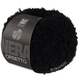 Lana Grossa ORSETTO (Nera)