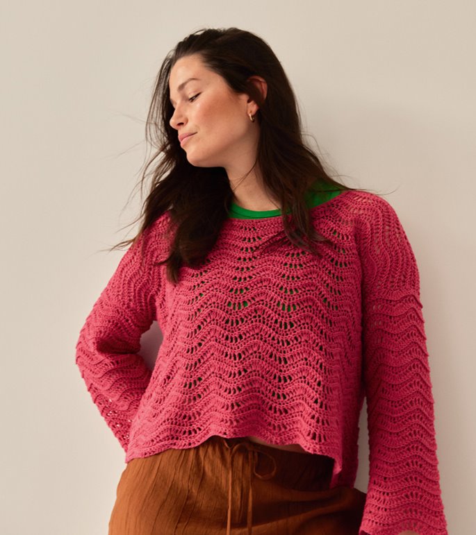 Lana Grossa PULLOVER Linissimo