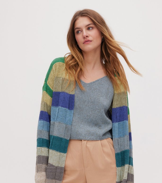 Lana Grossa КАРДИГАН Diversa