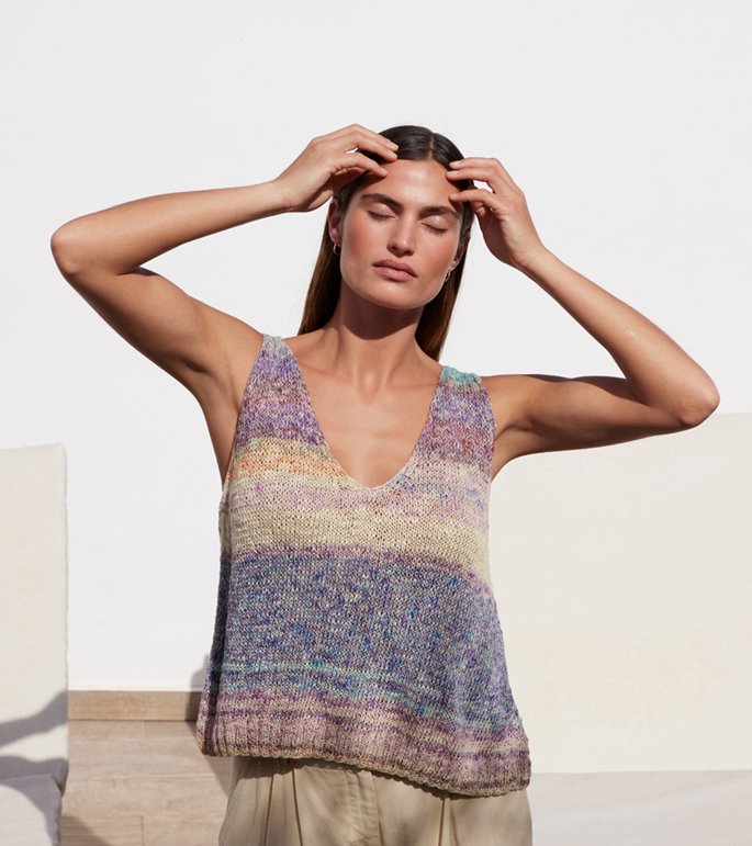 Lana Grossa TOP Mosaico - Strikkeoppskrift (SE)