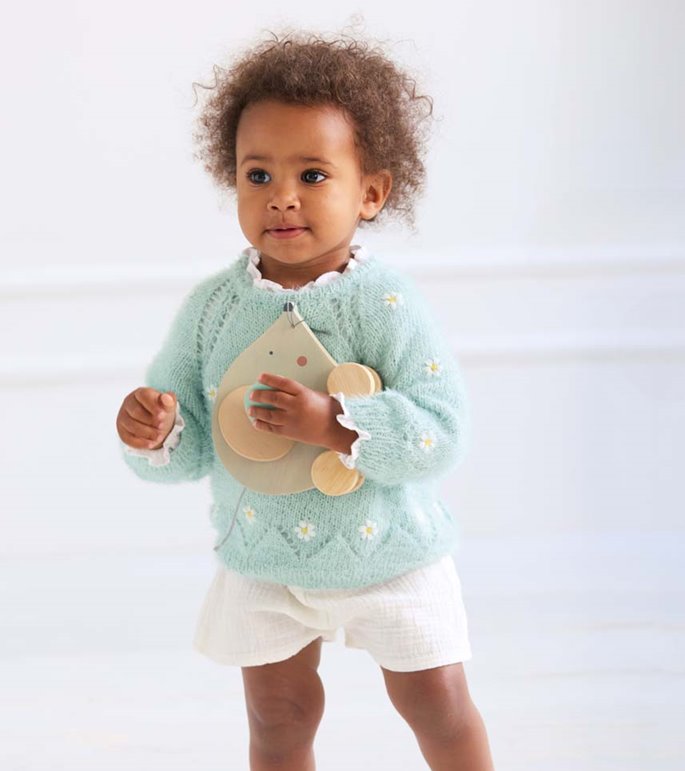 Lana Grossa GENSER Per Fortuna & Ecopuno - Strikkeoppskrift (DK)