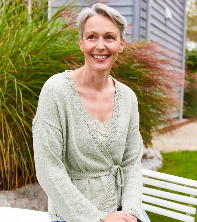 Lana Grossa КОФТА Landlust Sommerseide