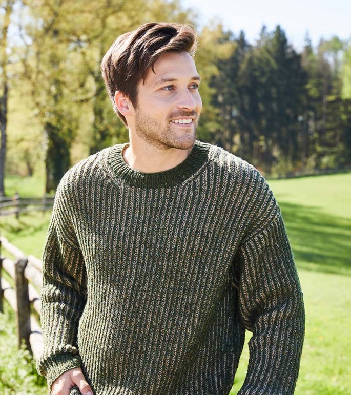 Lana Grossa PULLOVER Landlust-Soft-Tweed 180