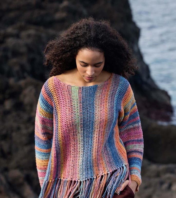 Lana Grossa PULLOVER Gomitolo Mambo - Strikkeoppskrift (NO)