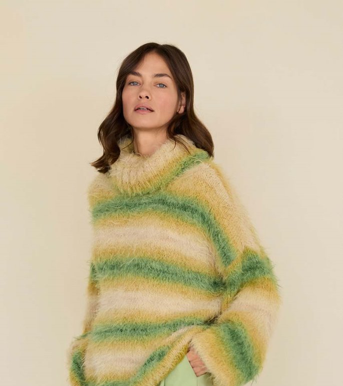 Lana Grossa ПУЛОВЕР Basta Mista & Cool Merino