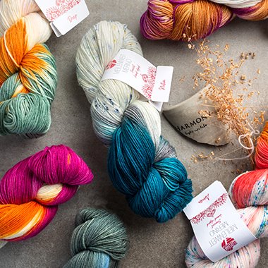 Hand-dyed <br> пряжа